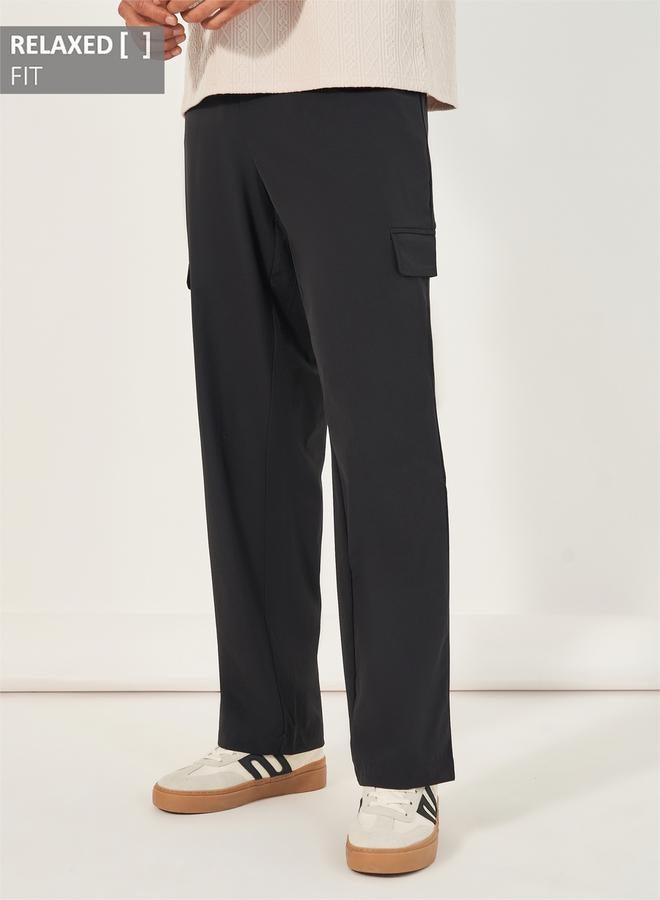 Styli Relaxed Fit Welt Flap Pocket Trousers  - Image 1