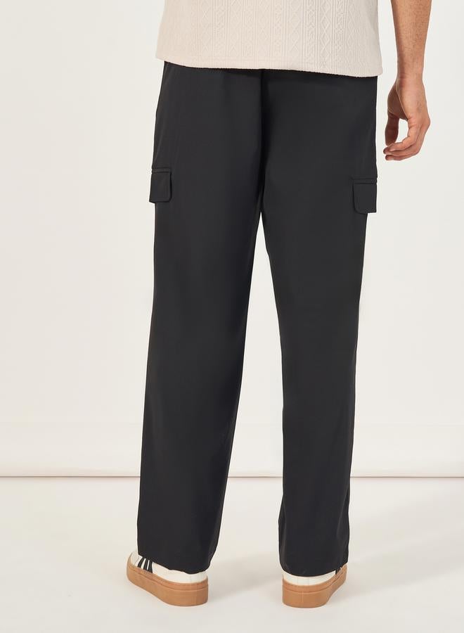 Styli Relaxed Fit Welt Flap Pocket Trousers  - Image 4