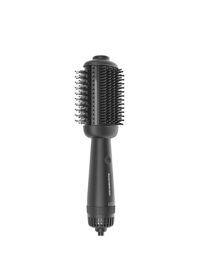 Rush Brush VS2 -Dual-Function Styler - 1000w - 3 Heats - 2 Speed Settings - Ionic Technology - Advanced PTC Heating Technology - Ceramic-Coated Combs - 360° Swivel Cord - Black - Image 3