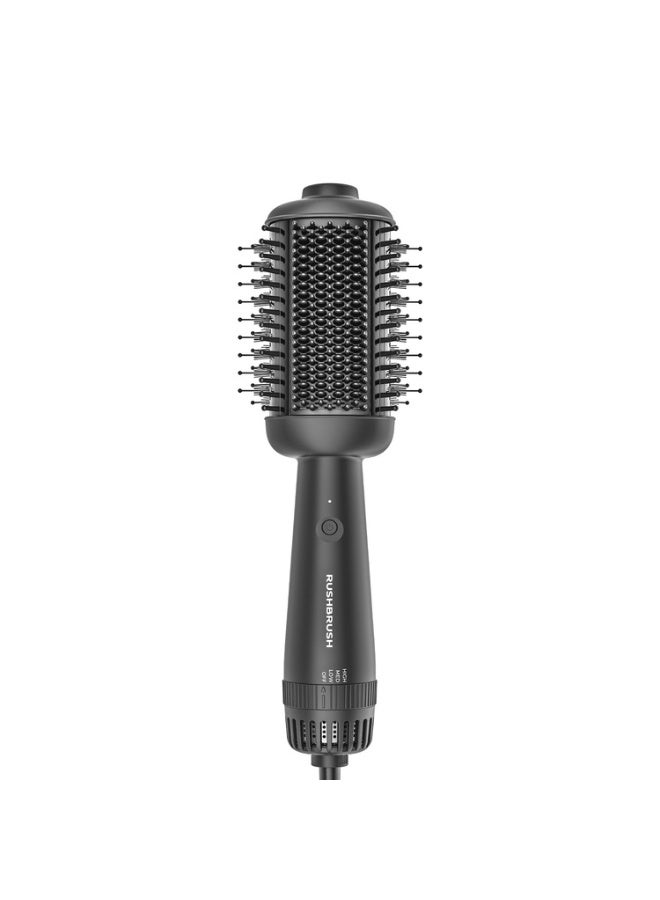 Rush Brush VS2 -Dual-Function Styler - 1000w - 3 Heats - 2 Speed Settings - Ionic Technology - Advanced PTC Heating Technology - Ceramic-Coated Combs - 360° Swivel Cord - Black - Image 4