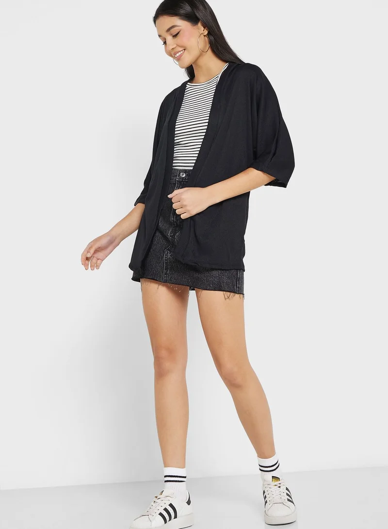 boohoo Longline Kimono
