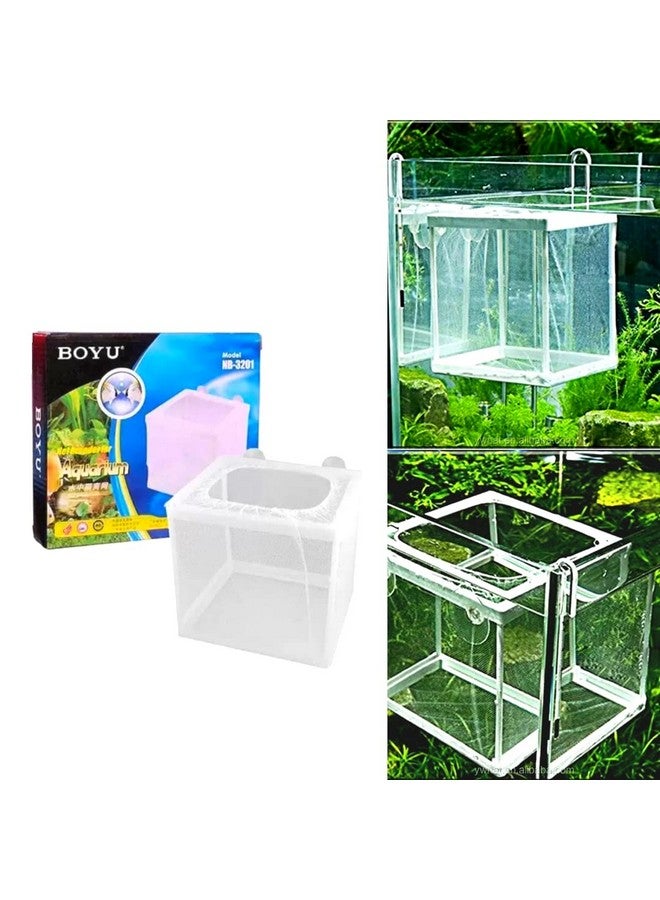صندوق تربية الأسماك في حوض السمك Boyu، صندوق عزل، صندوق فقس لشبكة قلي الأسماك (صغير (Nb-3201) - صندوق فردي) - Image 1
