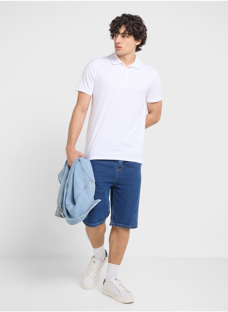Calvin Klein Jeans Cotton Short Sleeve Polo  - Image 4