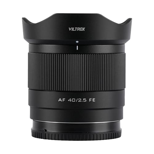VILTROX 40mm f25 F25 FE Mount Lens Auto Focus Full Frame Prime Lens Compatible with Sony EMount Cameras Alpha a7C a7SIII a7III a7RIII a7IV a7RIV a9 A1 FX3 A7RV ZVE1 A7CR A7CII A93 - Image 1