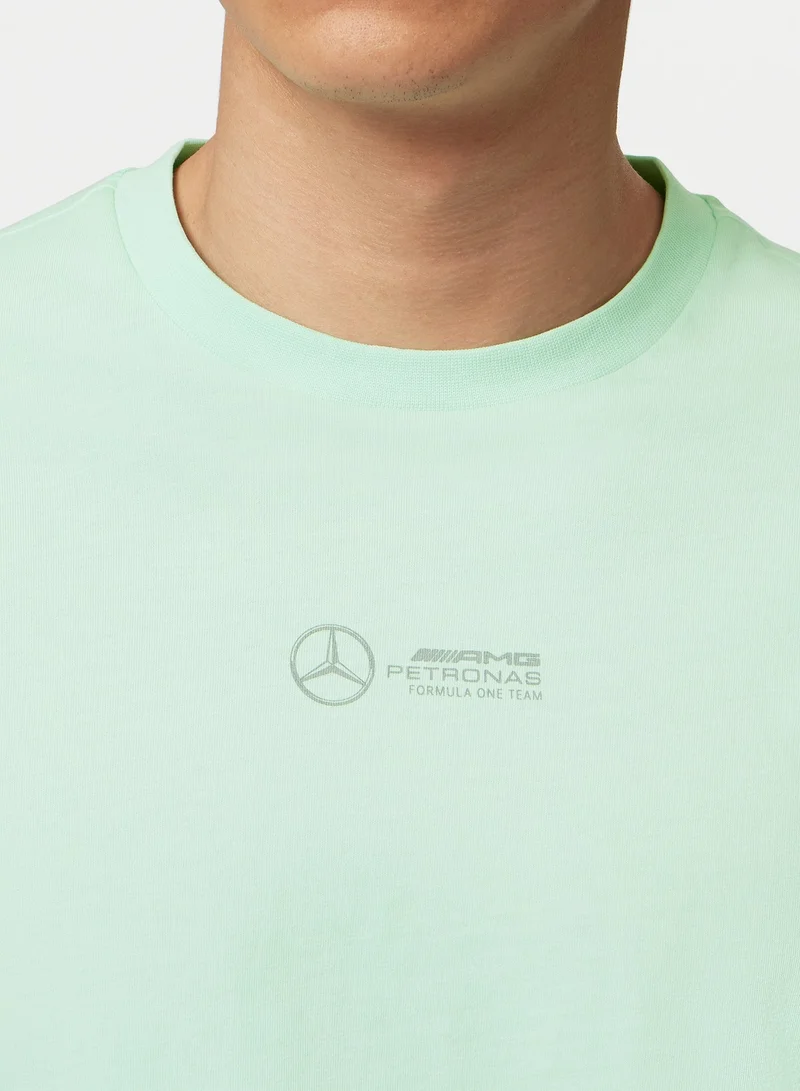 AMG Petronas Formula 1 Team  Mercedes-AMG Petronas F1 Team long-sleeved Retro T-shirt for Men | Best Price UAE