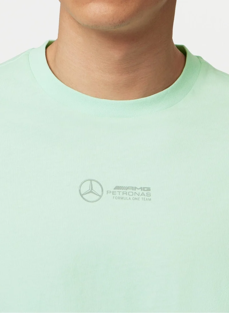 AMG Petronas Formula 1 Team  Mercedes-AMG Petronas F1 Team long-sleeved Retro T-shirt for Men | Best Price UAE