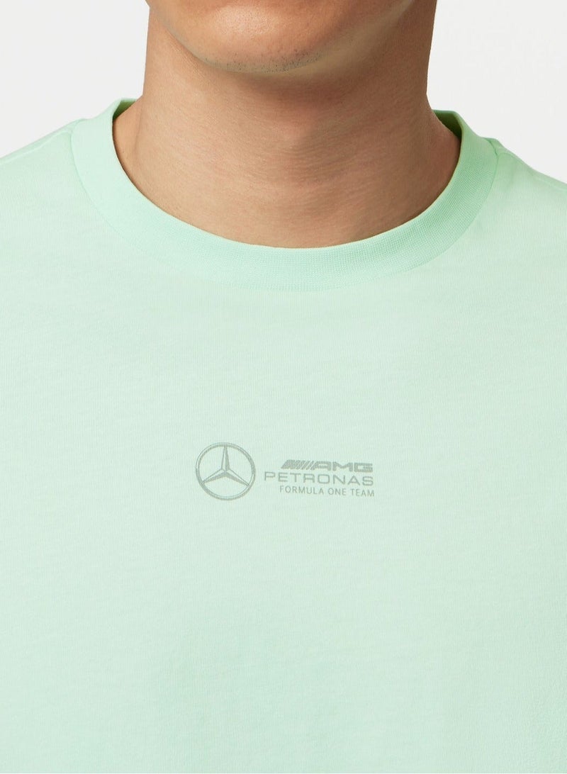 AMG Petronas Formula 1 Team Mercedes-AMG Petronas F1 Team long-sleeved Retro T-shirt - Image 4