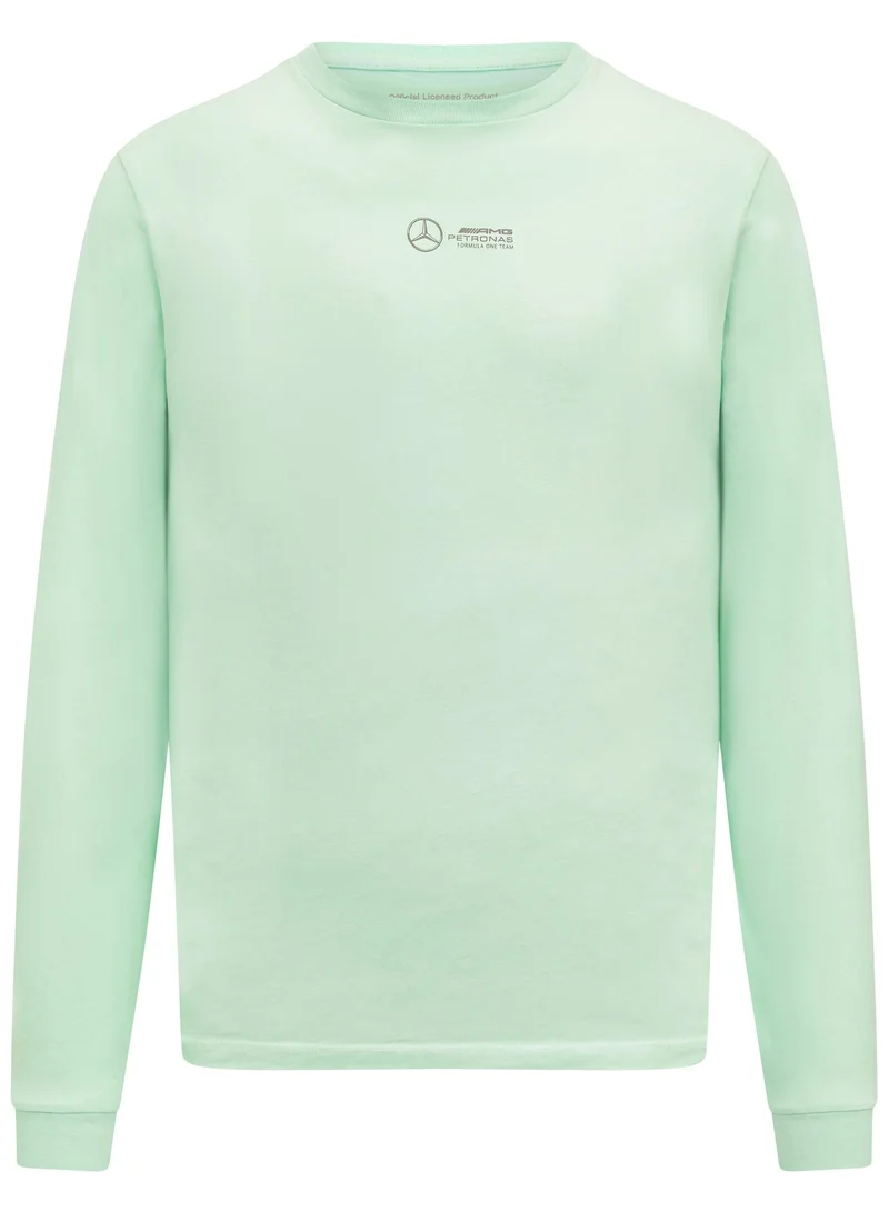 AMG Petronas Formula 1 Team  Mercedes-AMG Petronas F1 Team long-sleeved Retro T-shirt for Men | Best Price UAE