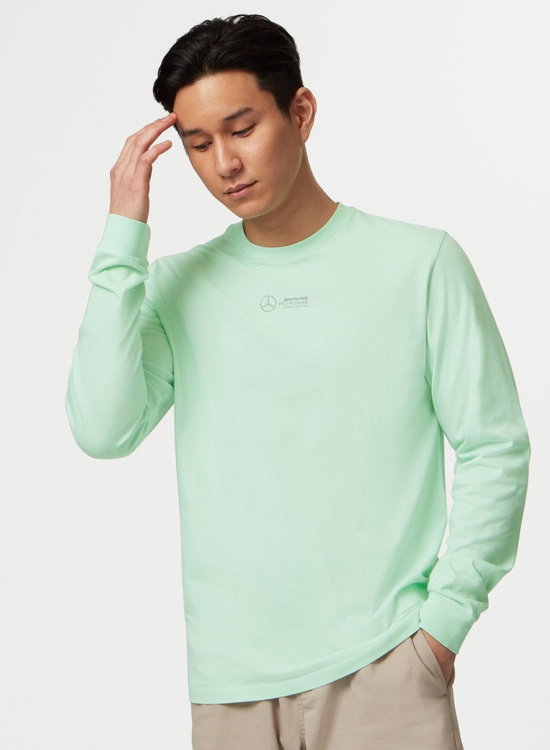 AMG Petronas Formula 1 Team Mercedes-AMG Petronas F1 Team long-sleeved Retro T-shirt - Image 5
