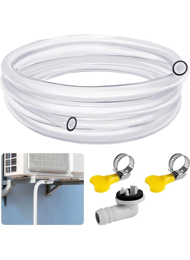 KOWVOWZ 10Ft Air Conditioner Drain Hose, Portable Air Conditioner Drain Hose, AC DrainHose Kit for Window Air Conditioners Drains, Durable and Flexible for Home or Office Use - Image 1