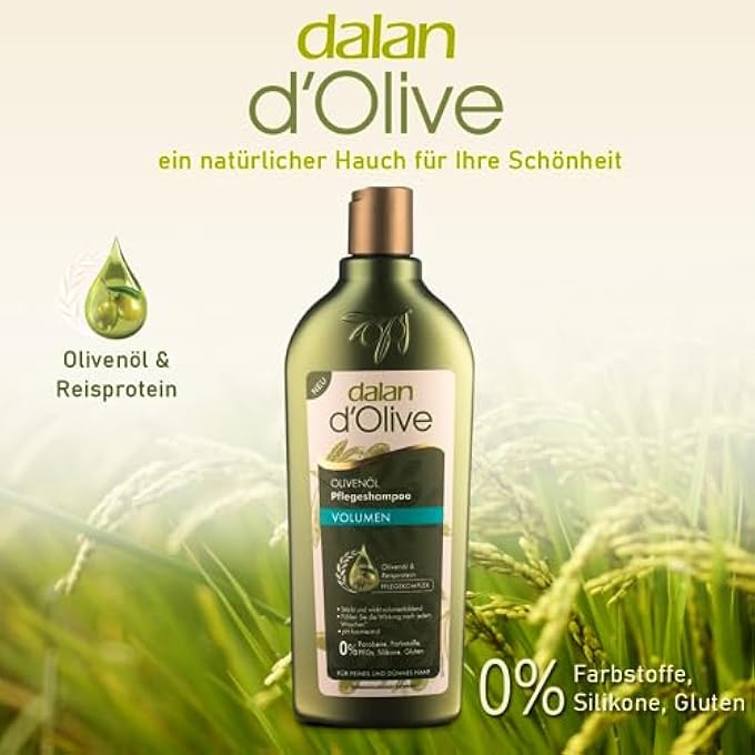 Dalan D'OLIVE SHAMPOO VOLUME 400 ML PACK OF 2 - Image 3