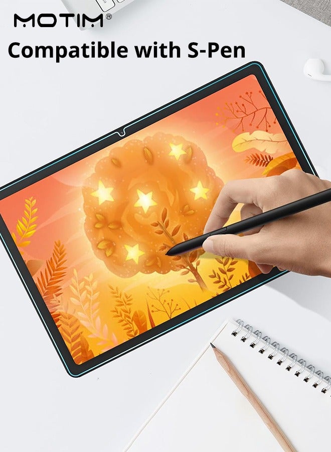 Motim 2 Pack Tempered Glass Screen Film for Samsung Galaxy Tab A9 Plus 11 Inch 2023, Screen Protector Guard for 11" Galaxy Tab A9+/Plus Tablet-Clear - Image 4