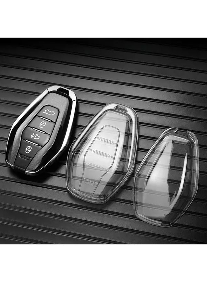 غطاية مفتاح عن بُعد شفافة من مادة TPU لسيارات Chery JETOUR X70 وX70plus وX70m وX90plus وX95pro، إكسسوارات للدخول الآلي بدون مفتاح - Image 5