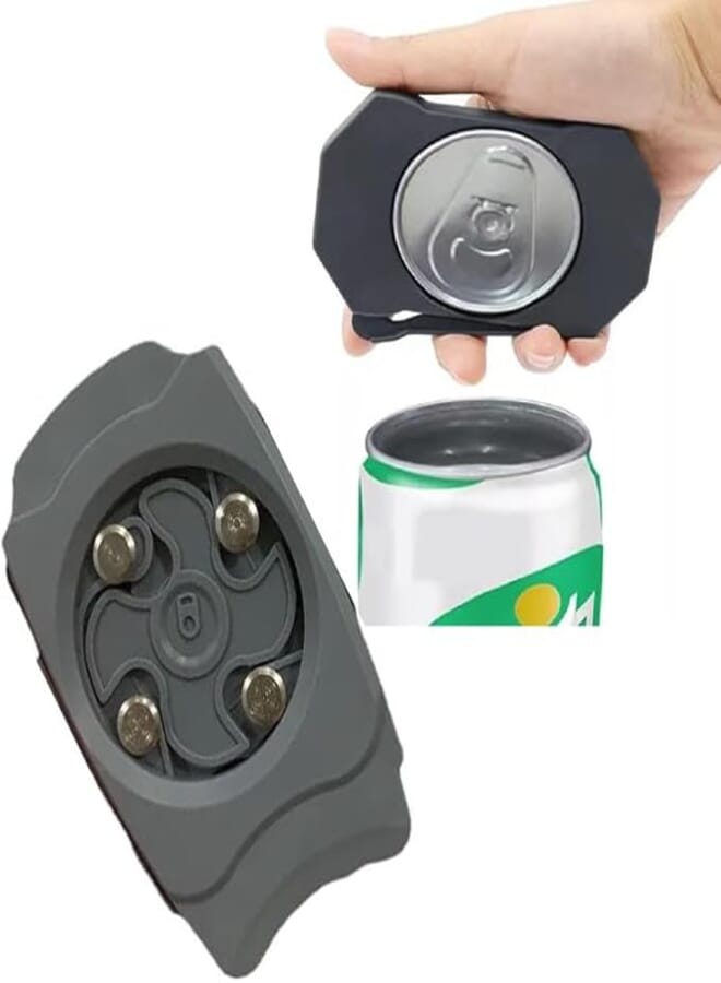 Rana Store Multifunctional Manual Can Opener, Easy Can Opener, Grey, Piece of 1