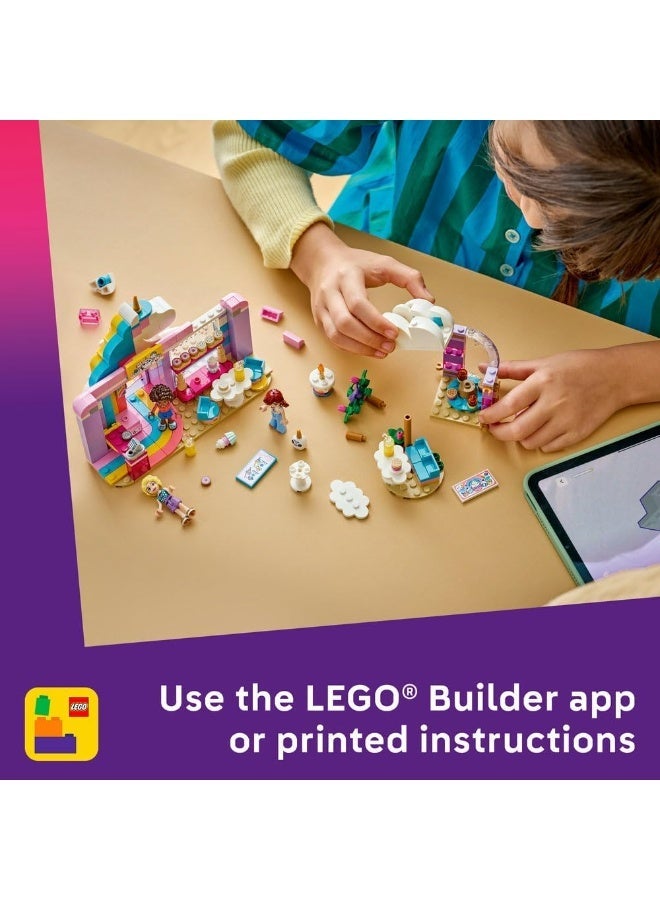 LEGO Friends Unicorn Dream Café - Toy Cake Shop w/ 3 Mini Dolls, Cash Register & Play Food Accessories incl. Cupcakes - Birthday Gift for 6+ Year Old Girls - 42684 - Image 3
