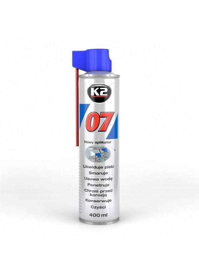 K2 - 07 Multipurpose 400ml Cleaner, Rust Remover And Future Protectant Silicone Free - Image 1