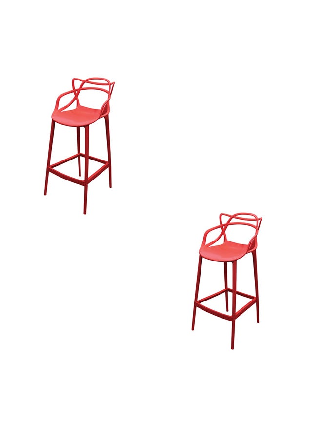 JILPHAR FURNITURE Jilphar Furniture Half Molded High Bar Chair -1326C set of 2pcs 
