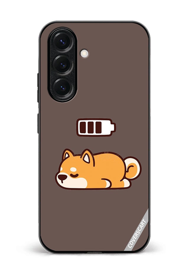 VR CREATIVE Protective Case Cover For Samsung Galaxy S25 Plus Sleeping Cat Design Multicolour