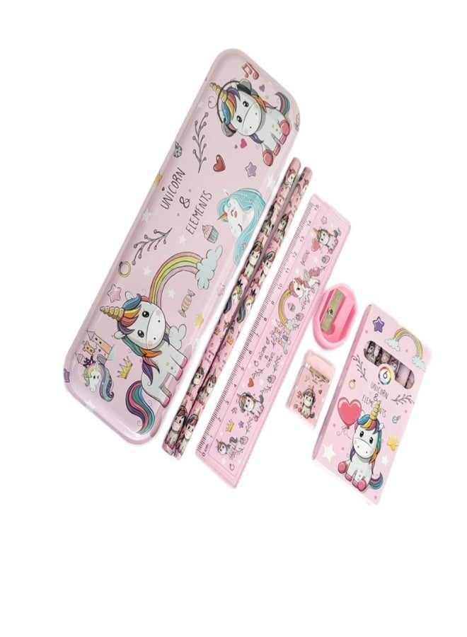 ARTLABEL Cartoon Theme Stationery Set for Boys & Girls | Birthday Return Gifts combo pack for School Kids & Children (Unicorn) - Image 3