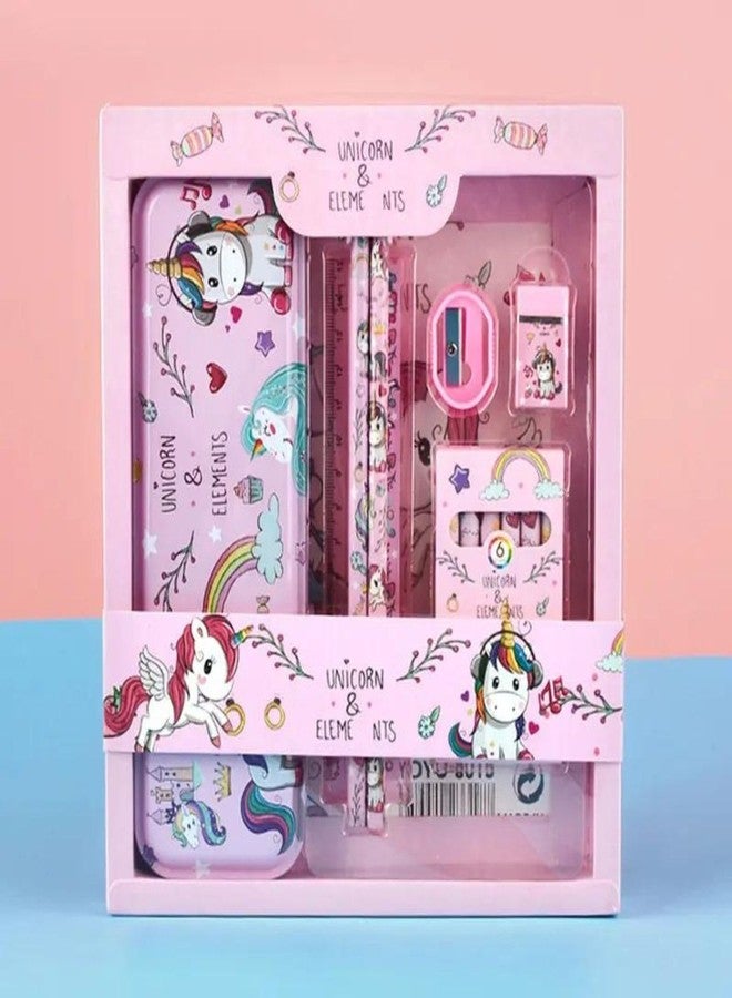 ARTLABEL Cartoon Theme Stationery Set for Boys & Girls | Birthday Return Gifts combo pack for School Kids & Children (Unicorn) - Image 2