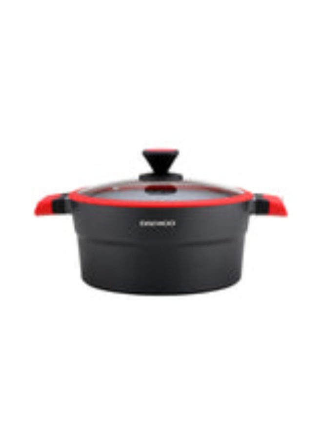 Daewoo 32cm Pot  X Series - DCC 3200 (Black & RED) - Image 1