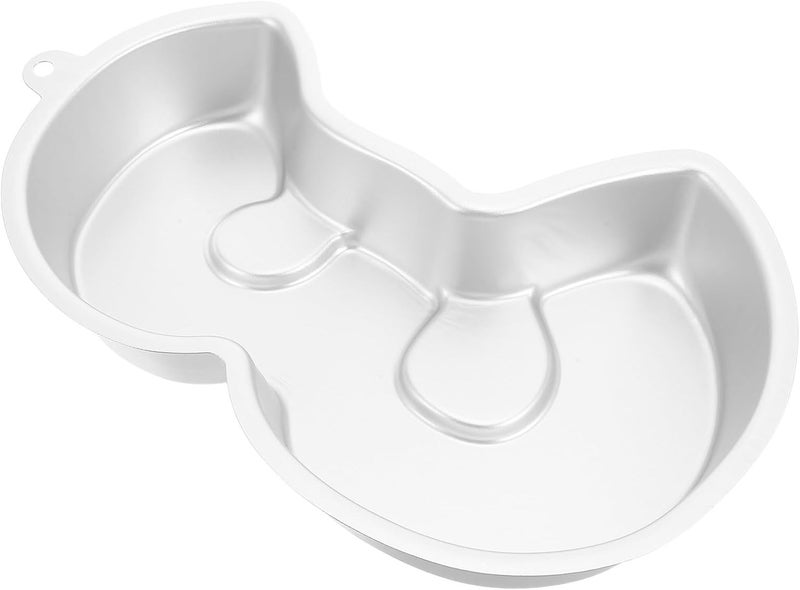 IMIKEYA 3d Number Cake Pan Aluminum Alloy Nonstick Large Baking Mold 31.8×20.2×4.9 Cm Creative Birthday Party Wedding Cake Mold - Image 1