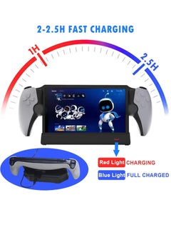 KJH Charging Dock for PlayStation Portal PS5 Console Charger Station with Magnetic Type-C Adapter  - Image 3