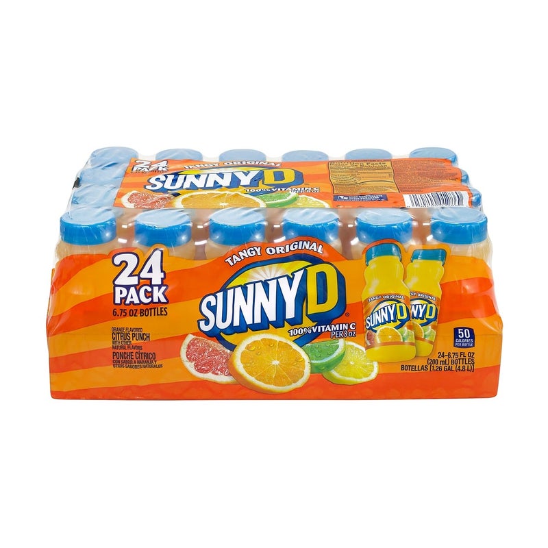 Sunny Delight Tangy Original Orange Flavored Citrus Punch, 6.75 oz., 24/Pack (01286) - Image 3