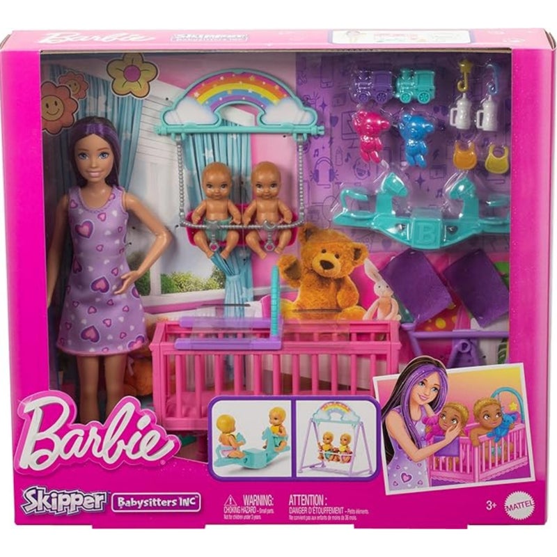 Barbie Skipper Babysitters Inc Nursery Playset - Image 2