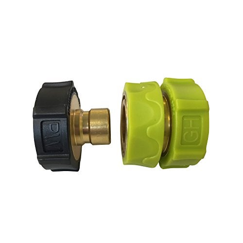 Sun Joe SPX-UQC 15mm M22 Quick-Connect Kit for Pressure Washers – Durable Brass Hose Adapter Fits Sun Joe SPX Series & Standard Garden Hoses - Image 1