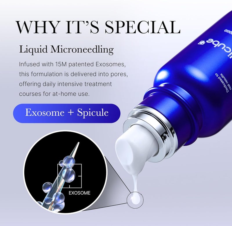 Medicube Zero Exosome Shot 7,500 PPM Spicule Facial Serum | Liquid Booster Serum | Exosome, AHA+BHA+PHA | Pore Care, Dead Skin Cells, Skin Texture | Korean Skin Care - Image 3