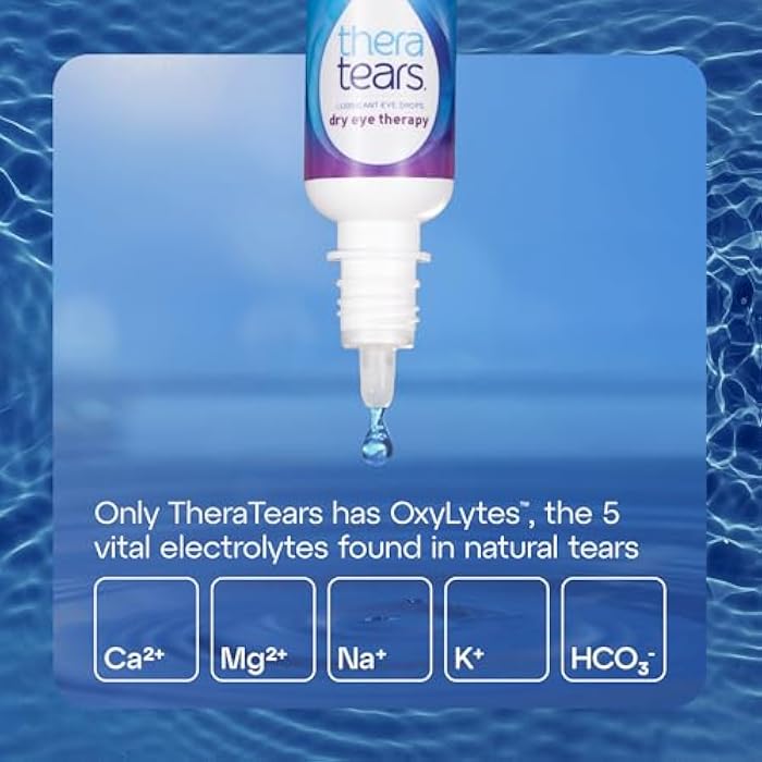 TheraTears Extra Dry Eye Therapy Lubricating Eye Drops for Dry Eyes, 0.5 fl oz Bottle, 2 Count(Pack of 1) - Image 3