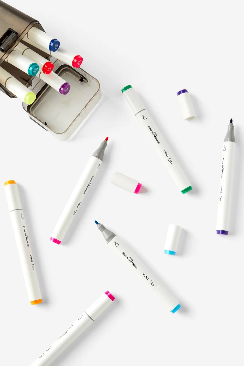 تايبو أقلام فنية مزدوجة للرسم  قطعة