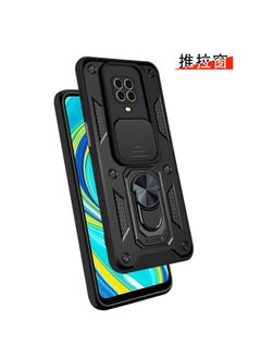 Generic Shield Full Protection Case With Metal Ring &Slide Camera Cover For redmi note 9s / redmi note 9 pro case  - Image 4