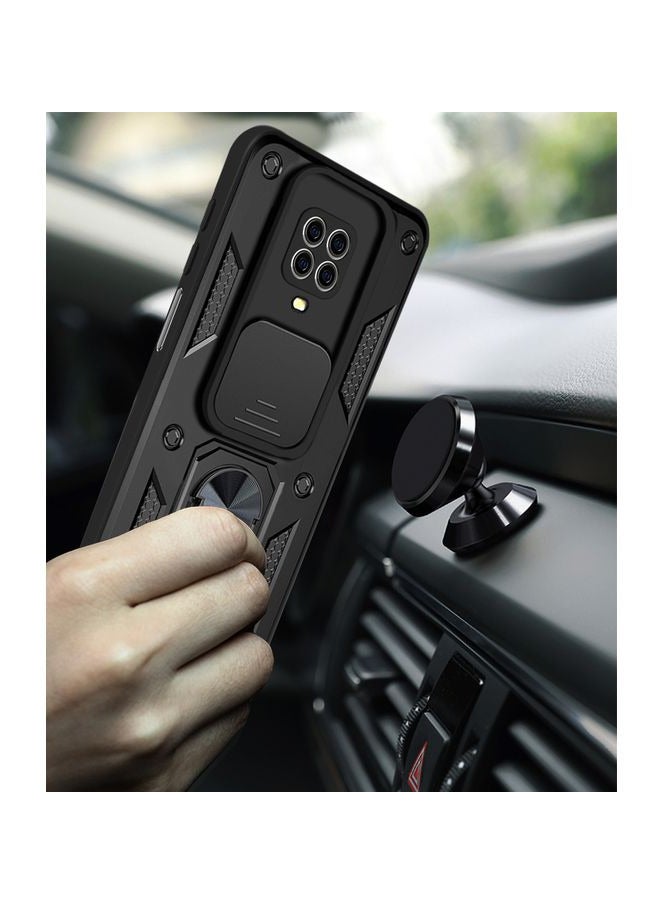 Shield Full Protection Case With Metal Ring &Slide Camera Cover For redmi note 9s / redmi note 9 pro case