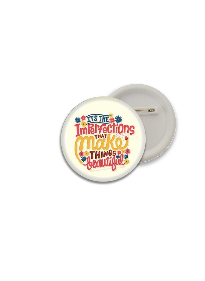 D2c D2C Inspirational | Motivational Quotes Collection Work Hard Dream Big Round Plastic Button Badges | Decorative Accessories For Bags and Bagpacks - Multicolor  - Image 3
