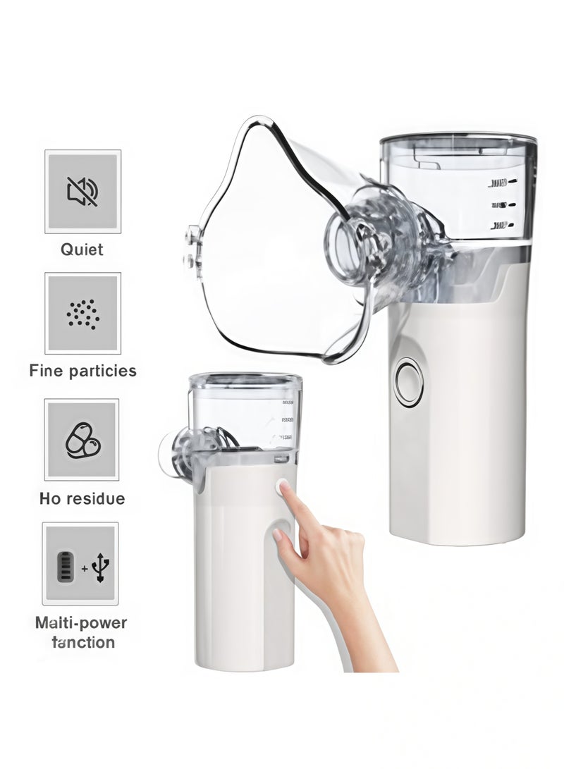 RUKYU New Mini Nebulizer, Portable Household Handheld Nebulizer, Medical Micro Net Nebulizer - Image 2
