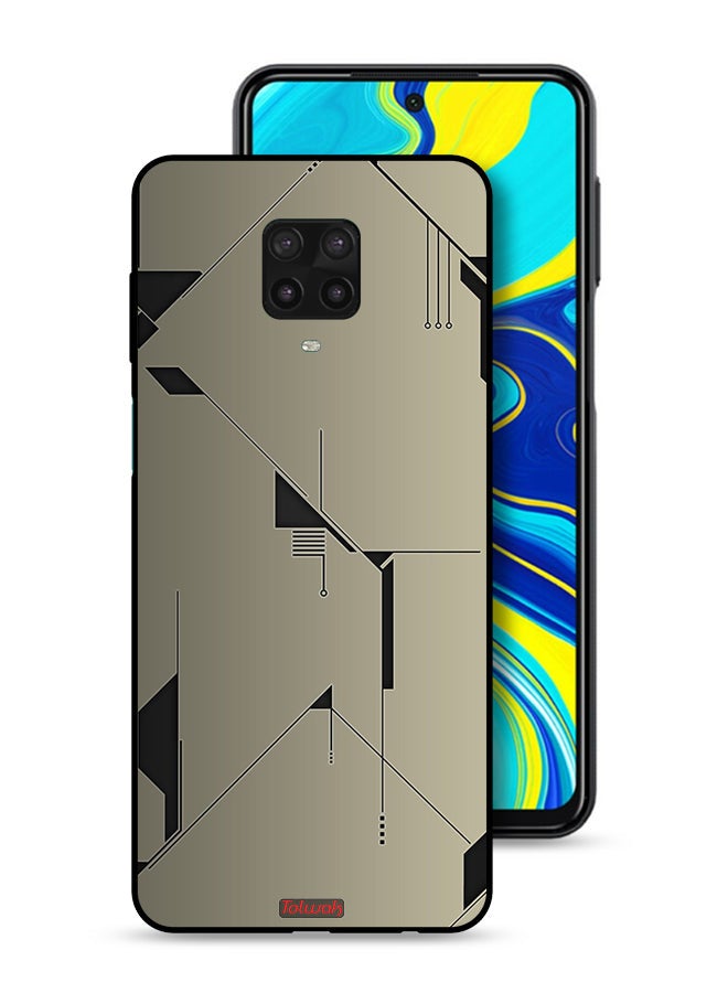 Tolwak Xiaomi Redmi Note 9 Pro Protective Case Cover Minimalism Abstract Digital Art - Image 1