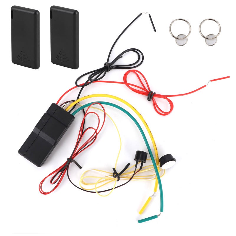 Engine Immobilizer: 2.4Ghz Radio Frequency, 6.6-26.2ft Sensing Distance, Universal Design - Remote Alarm System Compatible, Transmitter Low Battery Detection, Up To 3 Smart Keys Storage for DC 12V Veh - Image 4