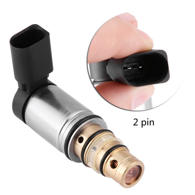 صمام مقلوب تحكم ضاغط المكيف الهوائي 1K0260859F: بديل مباشر عالي الجودة - مصمم ليلبي معايير المصنع الأصلية لسيارات فولكس فاجن وأودي وسكودا وجيتا وسيارات سانديين النمط PXE14 و PXE16 - Image 3
