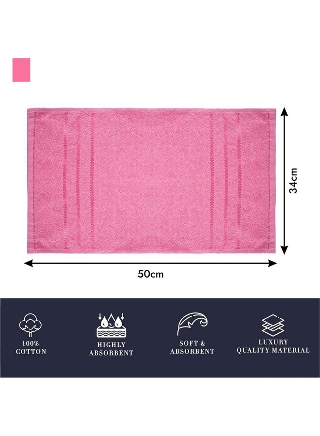 Kuber Industries Face Towel | Cotton Towels For Facewash | Towels For Daily Use | Workout Hand Towel | Lining Design | 14X21 Inch | Pack Of 5 | Multi - Image 3