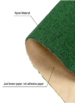 MECCANIXITY MECCANIXITY Artificial Model Grass Mat 13.8" x 39" Dark Green Realistic Fake Turf for Garden Lawn Decoration Model  - Image 2