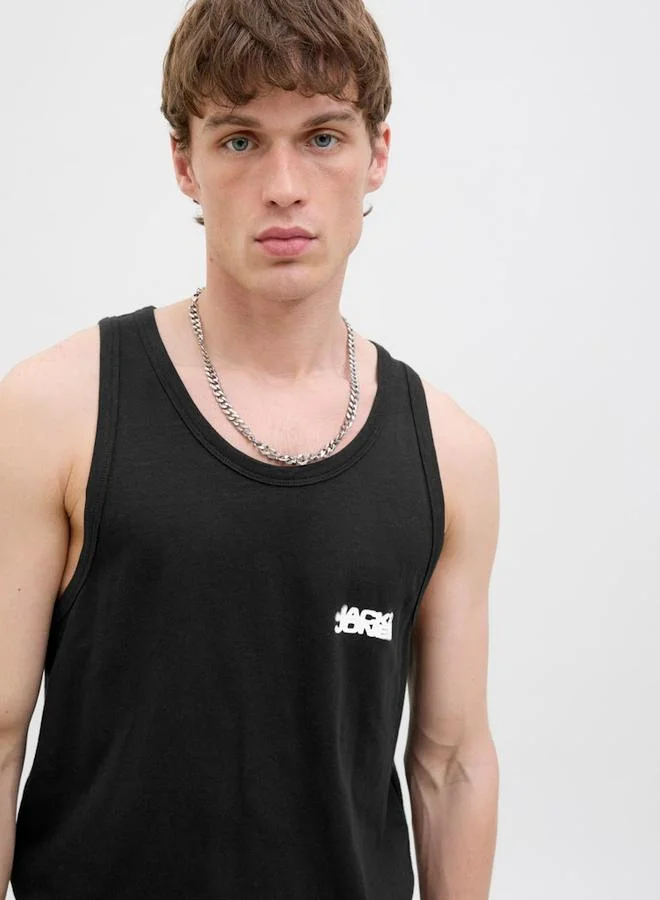 JACK & JONES Jack & Jones Logo Print Relaxed Fit Tank
