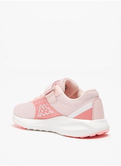 Kappa Girls' Colourblock Sports Shoes with Hook and Loop Closure  - Image 2