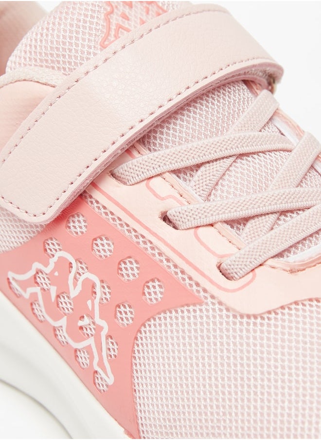 Kappa - Girls' Colourblock Sports Shoes with Hook and Loop Closure - Image 1