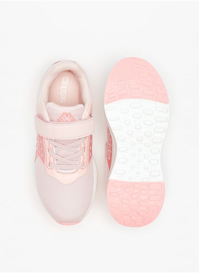 Kappa - Girls' Colourblock Sports Shoes with Hook and Loop Closure - Image 1