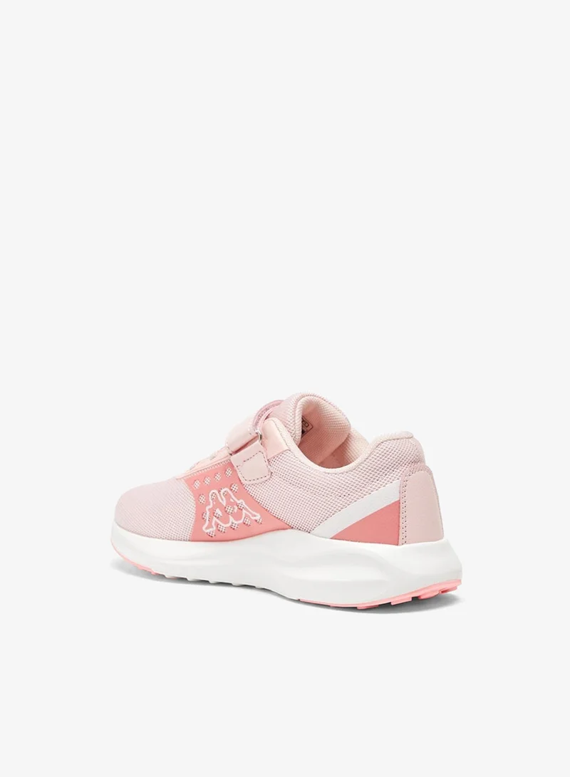 كابا حذاء رياضي للبنات بألوان متداخلة وإغلاق بشريط لاصق