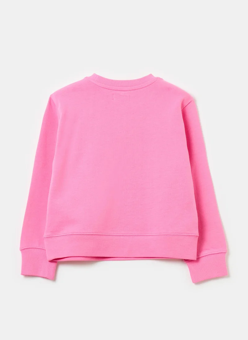 Ovs Solid colour sweatshirt in French terry