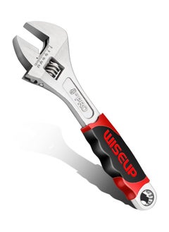 WISEUP WISEUP Professional Adjustable Wrench 12 Inch Cr-V Forged Industrial Grade Hand Tools Wrench Set With Anti-Slip Grip Large Adjustable Wrenches  - Image 1