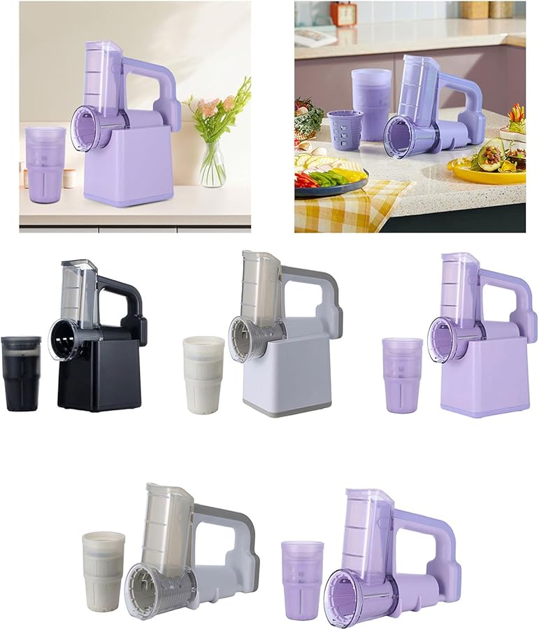 Electric Salad Maker Cordless Vegetable Slicer Shredder with 3 Interchangeable Cutters - Image 3